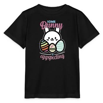 Ostern Schwangerschaft Ankündigung Ostereier - Stanley/Stella Kinder T-Shirt MINI CREATOR  - Schwarz - Vorne - Mikhail (115cm)