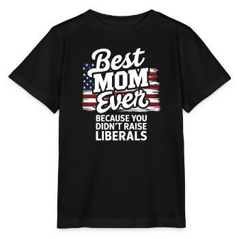 Fête des Mères Conservatrice Meilleure Maman Républicaine - T-shirt bio MINI CREATOR Stanley/Stella Enfant - noir - Devant - Mikhail (115cm)