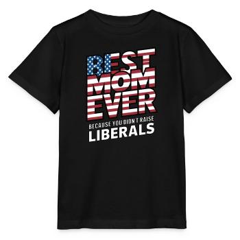 Fête des Mères Conservatrice Meilleure Maman Républicaine - T-shirt bio MINI CREATOR Stanley/Stella Enfant - noir - Devant - Mikhail (115cm)