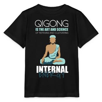Qigong Qi Gong Tai Chi Chigong - Stanley/Stella Kinder T-Shirt MINI CREATOR  - Schwarz - Vorne - Mikhail (115cm)