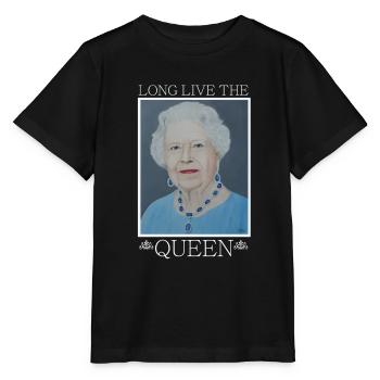 Königin von England Elisabeth - Geschenkidee - Stanley/Stella Kinder T-Shirt MINI CREATOR  - Schwarz - Vorne - Mikhail (115cm)