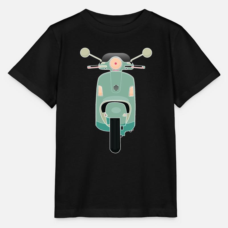 Grüner Roller - Stanley/Stella Kinder T-Shirt MINI CREATOR  - Schwarz