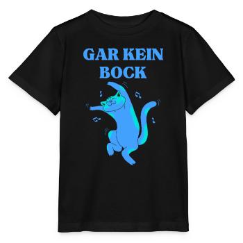 Gar Kein Bock Katzen - Stanley/Stella Kinder T-Shirt MINI CREATOR  - Schwarz - Vorne - Mikhail (115cm)