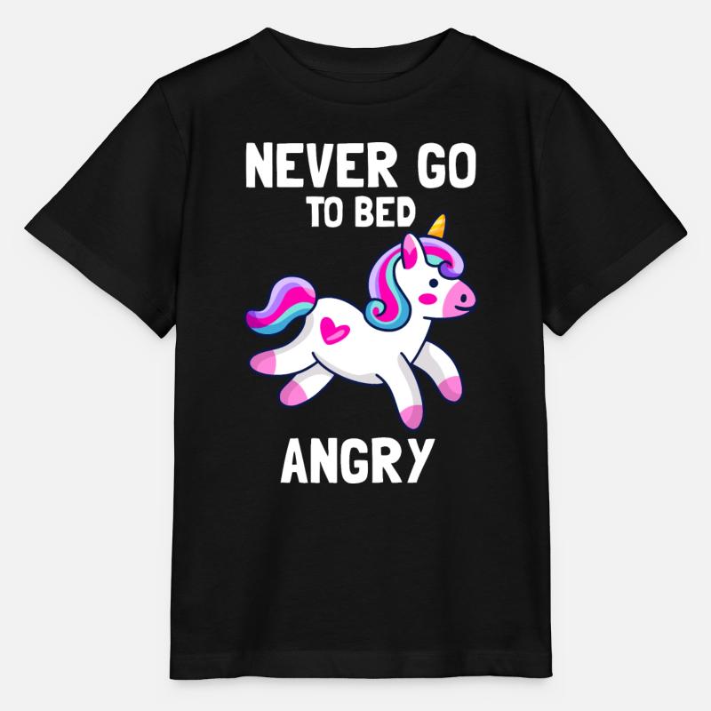 design de licorne mignon - T-shirt bio MINI CREATOR Stanley/Stella Enfant - noir