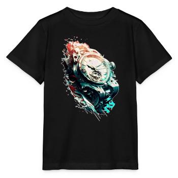 Montre sportive pour homme comme chronographe vintage - T-shirt bio MINI CREATOR Stanley/Stella Enfant - noir - Devant - Mikhail (115cm)