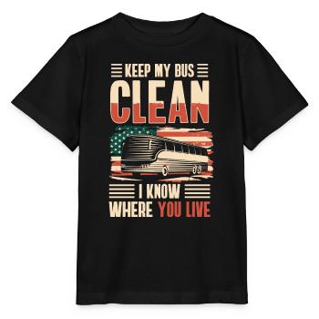 Fahrer Beruf Arbeit Kraftfahrer - Stanley/Stella Kinder T-Shirt MINI CREATOR  - Schwarz - Vorne - Mikhail (115cm)