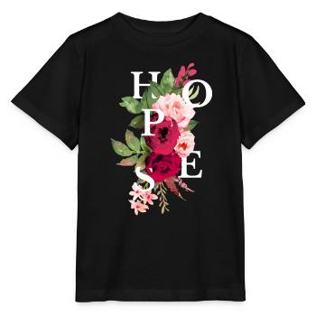 Hopes flowers - Stanley/Stella MINI CREATOR Kids’ T-Shirt - black - Front - Mikhail (115cm)