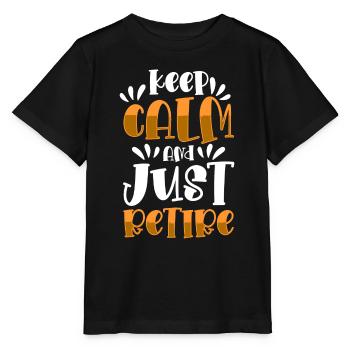 Rentner Oma Senior - Stanley/Stella Kinder T-Shirt MINI CREATOR  - Schwarz - Vorne - Mikhail (115cm)