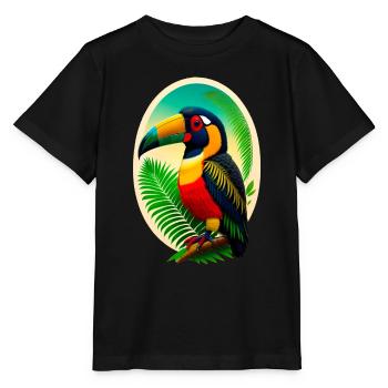 Tucan - Stanley/Stella MINI CREATOR Kids’ T-Shirt - black - Front - Mikhail (115cm)