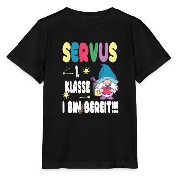 Design amusant pour la rentrée bavaroise - T-shirt bio MINI CREATOR Stanley/Stella Enfant - noir - Devant - Mikhail (115cm)