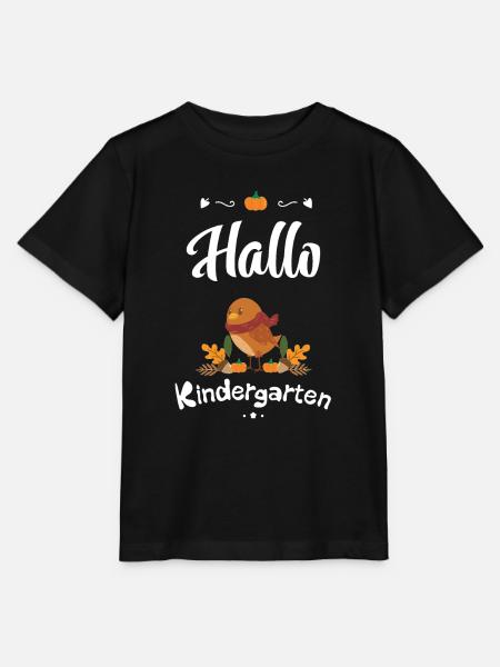 süßes Vogel Design mit Herbstmotiven - Stanley/Stella Kinder T-Shirt MINI CREATOR - Schwarz