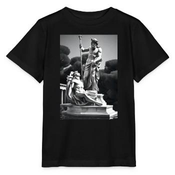 Zeus und Apollon - Stanley/Stella Kinder T-Shirt MINI CREATOR  - Schwarz - Vorne - Mikhail (115cm)