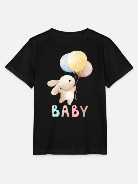 Baby Häschen - Stanley/Stella Kinder T-Shirt MINI CREATOR  - Schwarz