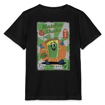 Matcha Shake - Try it! - Stanley/Stella Kinder T-Shirt MINI CREATOR  - Schwarz - Vorne - Mikhail (115cm)