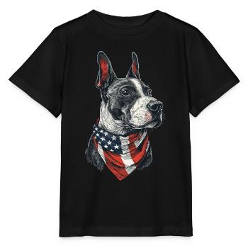 Bullterrier - Stanley/Stella Kinder T-Shirt MINI CREATOR  - Schwarz - Vorne - Mikhail (115cm)