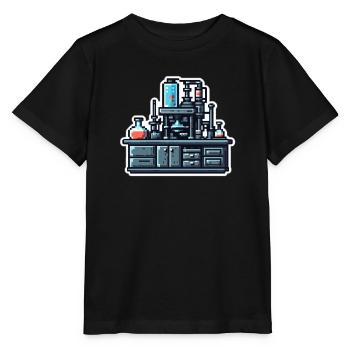 Experiment desk - Stanley/Stella Kinder T-Shirt MINI CREATOR  - Schwarz - Vorne - Mikhail (115cm)