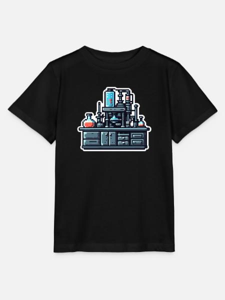 Experiment desk - Stanley/Stella Kinder T-Shirt MINI CREATOR  - Schwarz