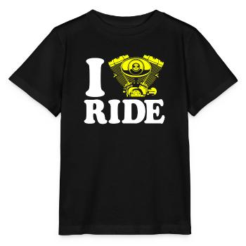 biker - Stanley/Stella MINI CREATOR Kids’ T-Shirt - black - Front - Mikhail (115cm)