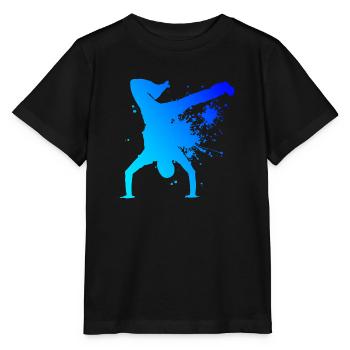 Breakdance Break Dance Femmes Bboy Homme - T-shirt bio MINI CREATOR Stanley/Stella Enfant - noir - Devant - Mikhail (115cm)