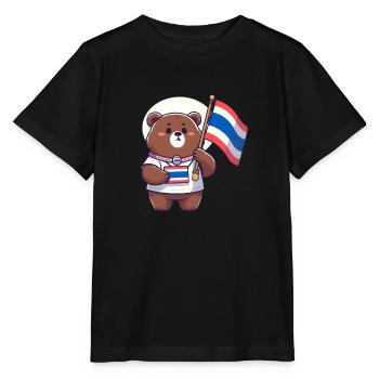 Thai Bär - Stanley/Stella Kinder T-Shirt MINI CREATOR  - Schwarz - Vorne - Mikhail (115cm)