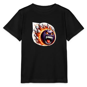 Quilles de feu - T-shirt bio MINI CREATOR Stanley/Stella Enfant - noir - Devant - Mikhail (115cm)
