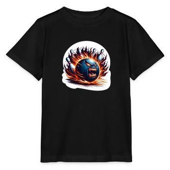 Quilles de feu - T-shirt bio MINI CREATOR Stanley/Stella Enfant - noir - Devant - Mikhail (115cm)