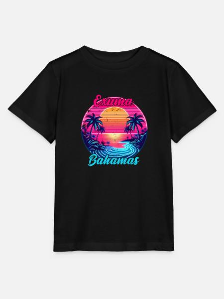 Exuma, Bahamas - Stanley/Stella Kinder T-Shirt MINI CREATOR - Schwarz