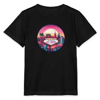 Las Vegas - Stanley/Stella Kinder T-Shirt MINI CREATOR  - Schwarz - Vorne - Mikhail (115cm)