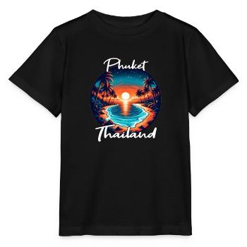 Sonnenuntergang in Phuket - Stanley/Stella Kinder T-Shirt MINI CREATOR  - Schwarz - Vorne - Mikhail (115cm)