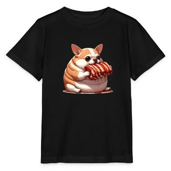 Chihuahua - T-shirt bio MINI CREATOR Stanley/Stella Enfant - noir - Devant - Mikhail (115cm)