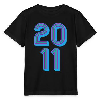 2011 Année de naissance | Couleurs changeantes - T-shirt bio MINI CREATOR Stanley/Stella Enfant - noir - Devant - Mikhail (115cm)