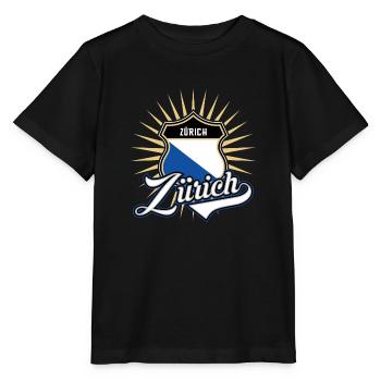 Zurich - T-shirt bio MINI CREATOR Stanley/Stella Enfant - noir - Devant - Mikhail (115cm)