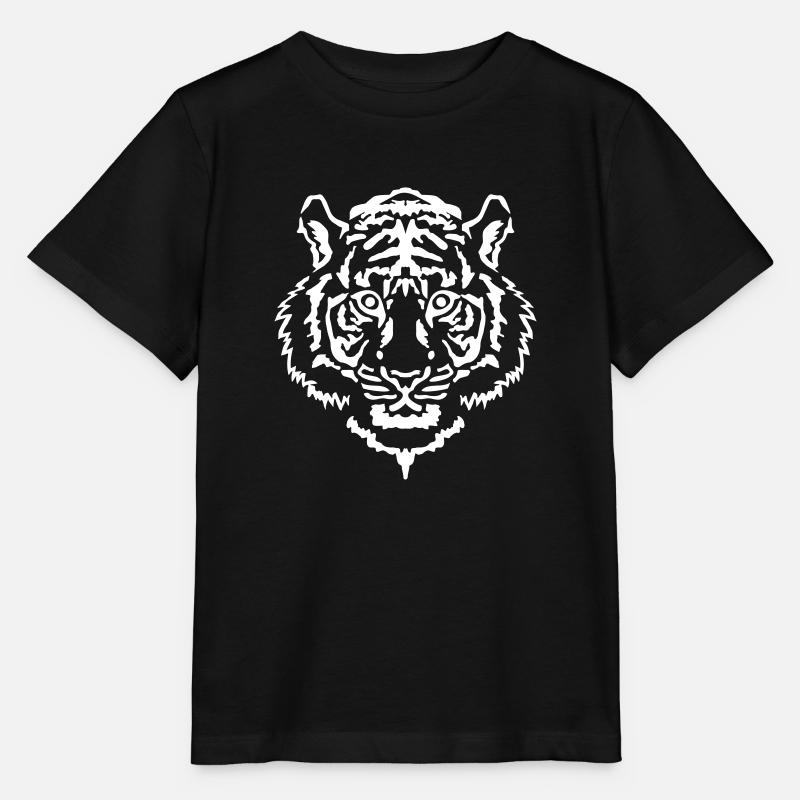 Tiger - Stanley/Stella Kinder T-Shirt MINI CREATOR  - Schwarz