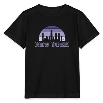 New YorkEr Horizont - Stanley/Stella Kinder T-Shirt MINI CREATOR  - Schwarz - Vorne - Mikhail (115cm)
