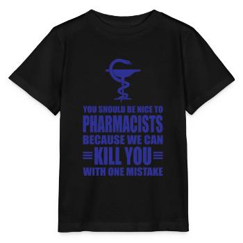 Pharmacists Pharmacie Cadeau - T-shirt bio MINI CREATOR Stanley/Stella Enfant - noir - Devant - Mikhail (115cm)