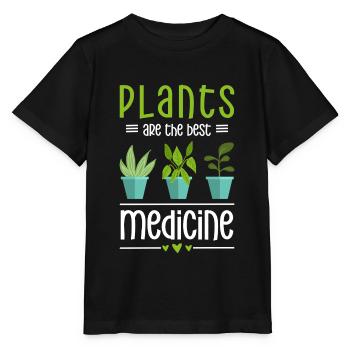 Herbe médicinale Maladie du médecin en bonne santé - T-shirt bio MINI CREATOR Stanley/Stella Enfant - noir - Devant - Mikhail (115cm)