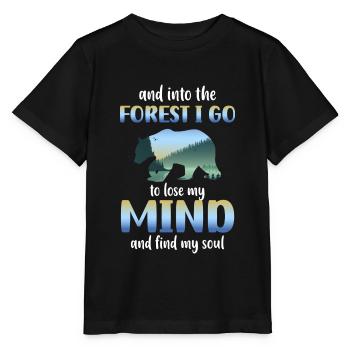 Nature Recreation Hirsch - Stanley/Stella MINI CREATOR Kids’ T-Shirt - black - Front - Mikhail (115cm)