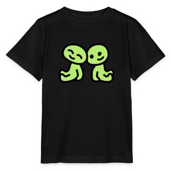 Amitié - amour - T-shirt bio MINI CREATOR Stanley/Stella Enfant - noir - Devant - Mikhail (115cm)