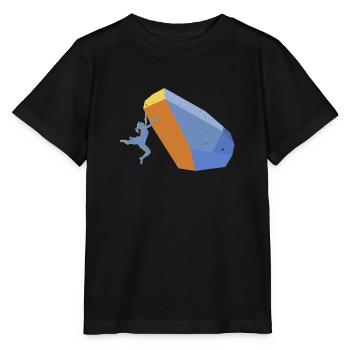 Bouldern - Stanley/Stella Kinder T-Shirt MINI CREATOR  - Schwarz - Vorne - Mikhail (115cm)