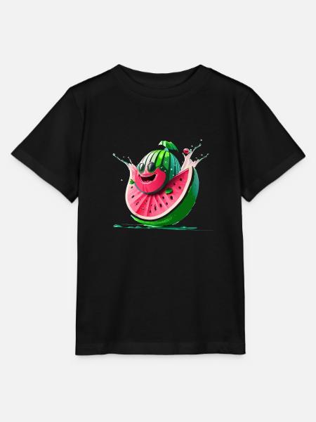 Drôle de melon d’eau - T-shirt bio MINI CREATOR Stanley/Stella Enfant - noir