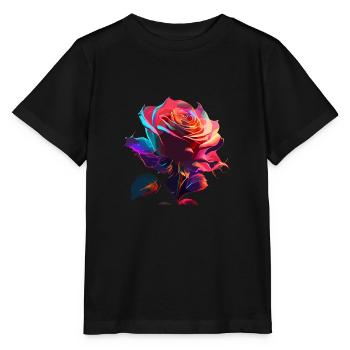 Rose - T-shirt bio MINI CREATOR Stanley/Stella Enfant - noir - Devant - Mikhail (115cm)