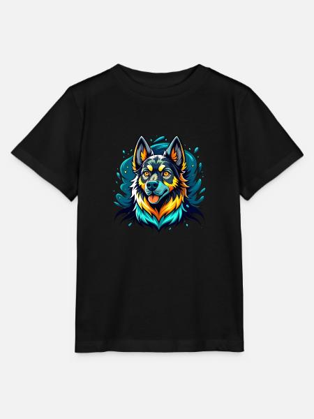 German Shepherd - Stanley/Stella Kinder T-Shirt MINI CREATOR - Schwarz