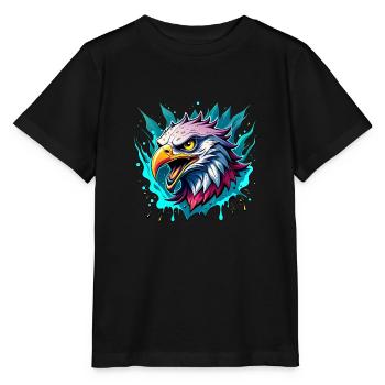 eagle - Stanley/Stella MINI CREATOR Kids’ T-Shirt - black - Front - Mikhail (115cm)
