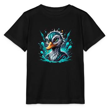 Duck - Stanley/Stella MINI CREATOR Kids’ T-Shirt - black - Front - Mikhail (115cm)