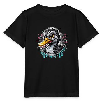 Duck - Stanley/Stella MINI CREATOR Kids’ T-Shirt - black - Front - Mikhail (115cm)