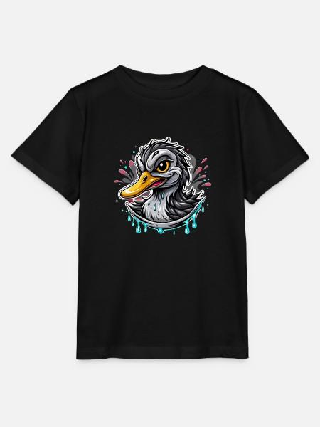 Ente - Stanley/Stella Kinder T-Shirt MINI CREATOR - Schwarz