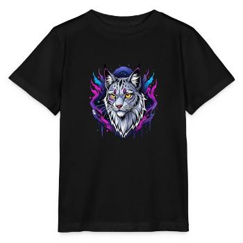 Lynx - Stanley/Stella MINI CREATOR Kids’ T-Shirt - black - Front - Mikhail (115cm)
