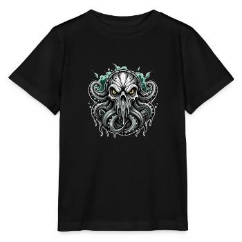 calmar - T-shirt bio MINI CREATOR Stanley/Stella Enfant - noir - Devant - Mikhail (115cm)