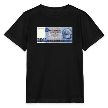 100 marks de la RDA - T-shirt bio MINI CREATOR Stanley/Stella Enfant - noir - Devant - Mikhail (115cm)
