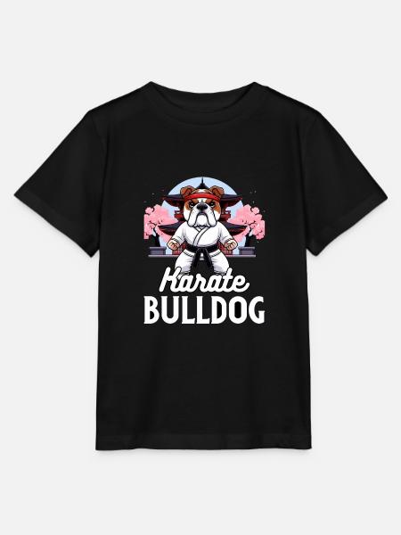 Karate Bulldogge - Stanley/Stella Kinder T-Shirt MINI CREATOR - Schwarz